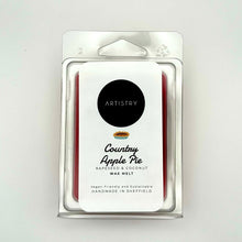 Load image into Gallery viewer, Artistry Country Apple Pie wax melt in its original clear plastic packaging, displayed on a white background.

